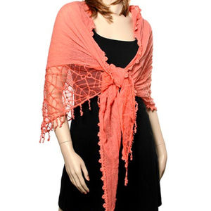 Coral / 70% Polyester 30% Cotton / Polyester & Cot